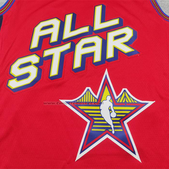 Maglia All Star 2025 Milwaukee Bucks Giannis Antetokounmpo No 34 Rosso